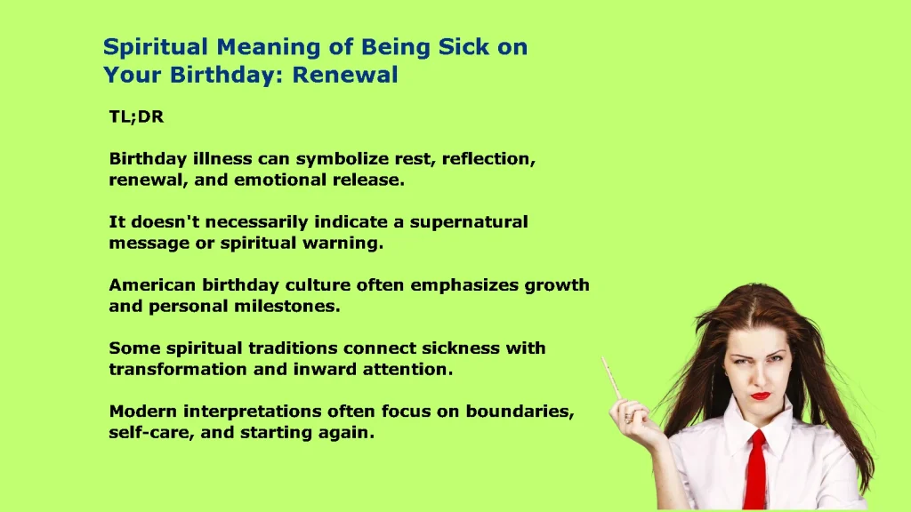 What Is the Spiritual Meaning of Being Sick on Your Birthday?