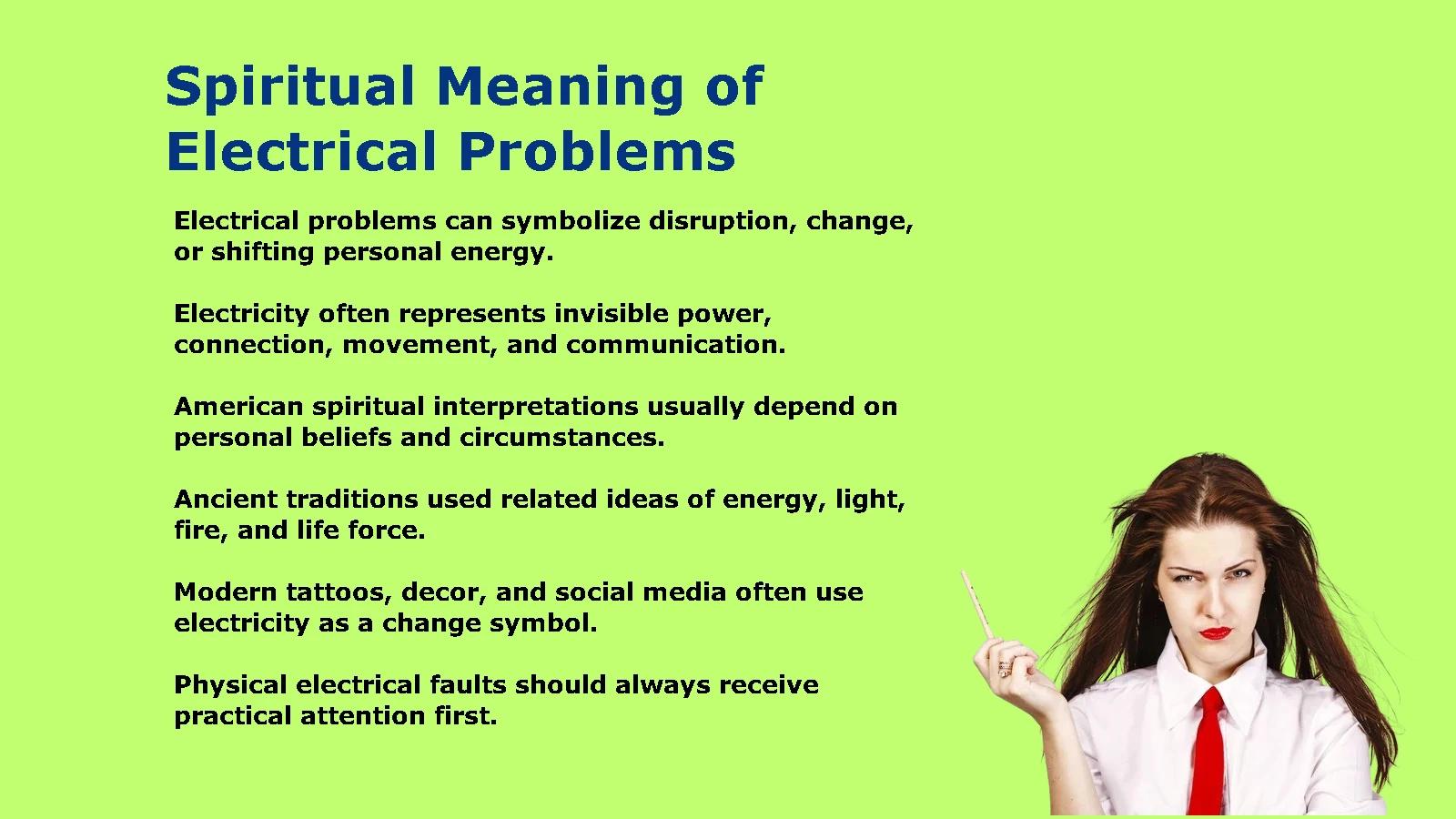 What Is the Spiritual Meaning of Electrical Problems?