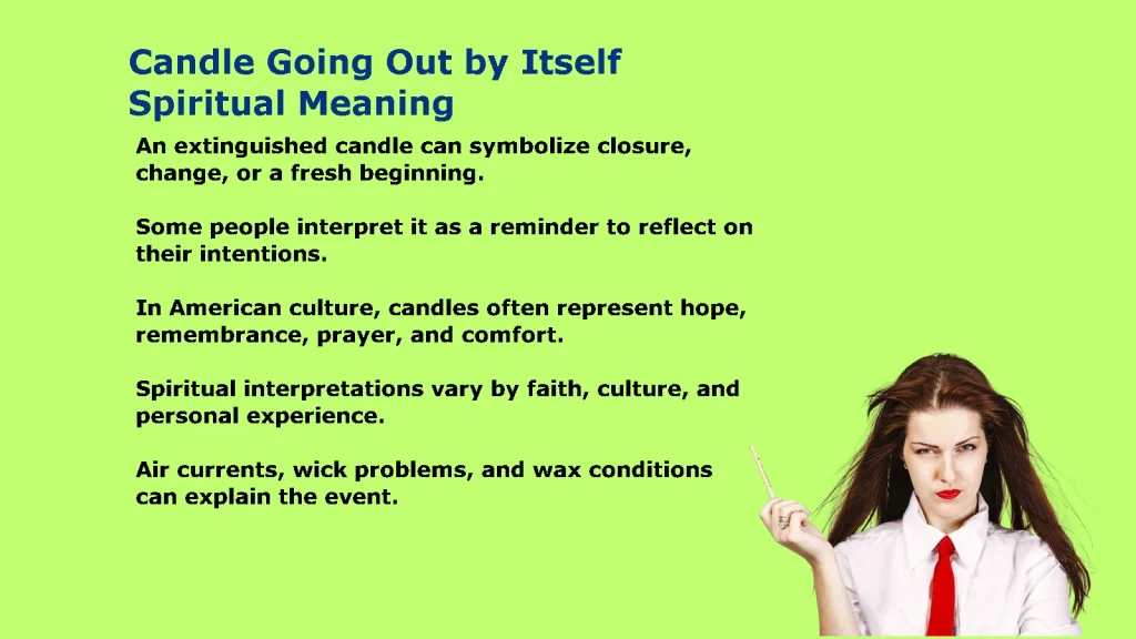 Candle Going Out by Itself Spiritual Meaning: Hidden Energy Messages