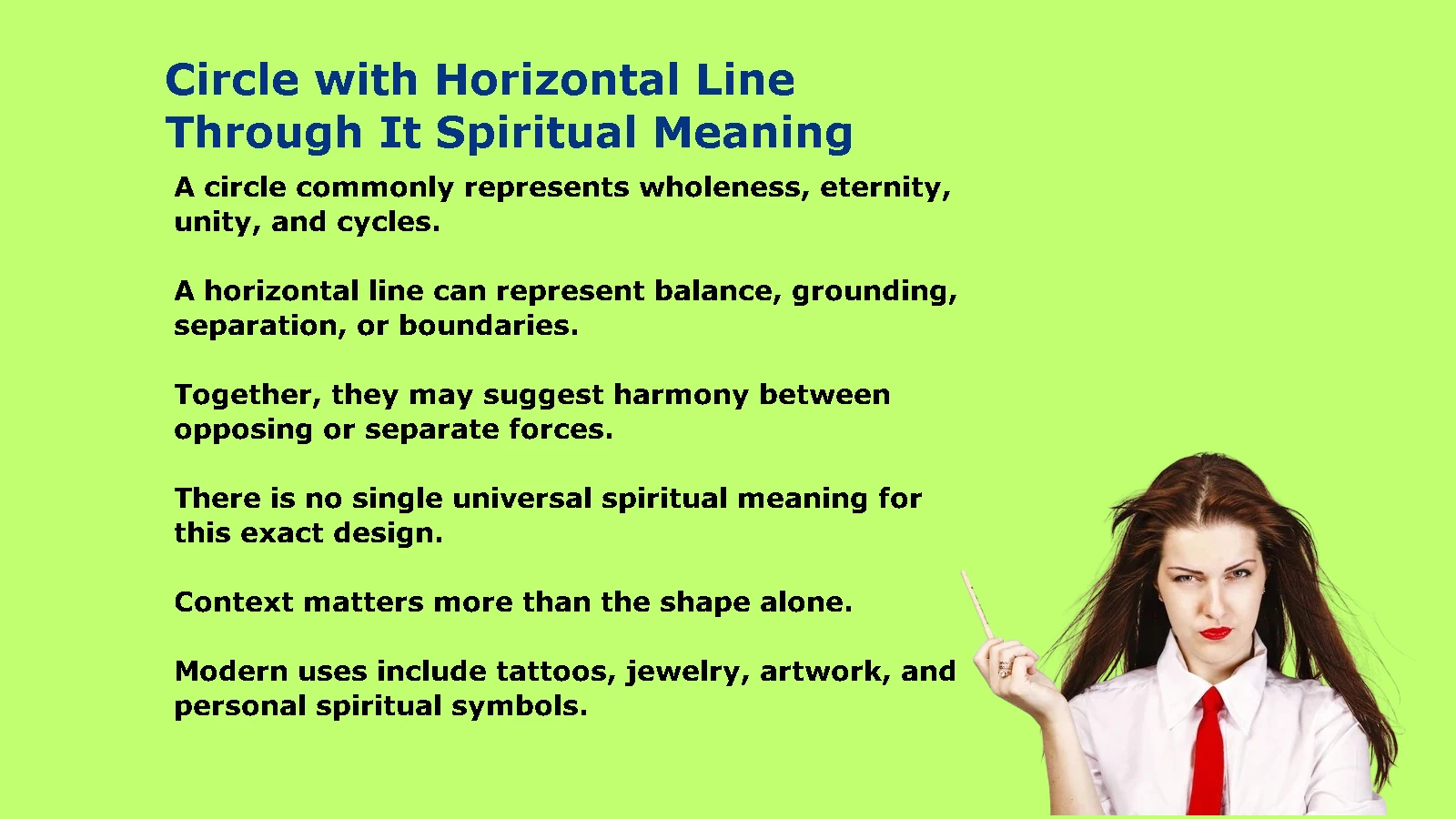 Circle with Horizontal Line Through It Spiritual Meaning: Hidden Symbolism Explained