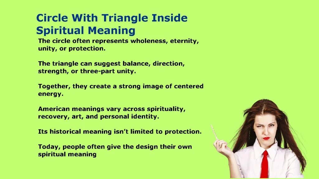 Circle With Triangle Inside Spiritual Meaning: Hidden Symbolism Explained