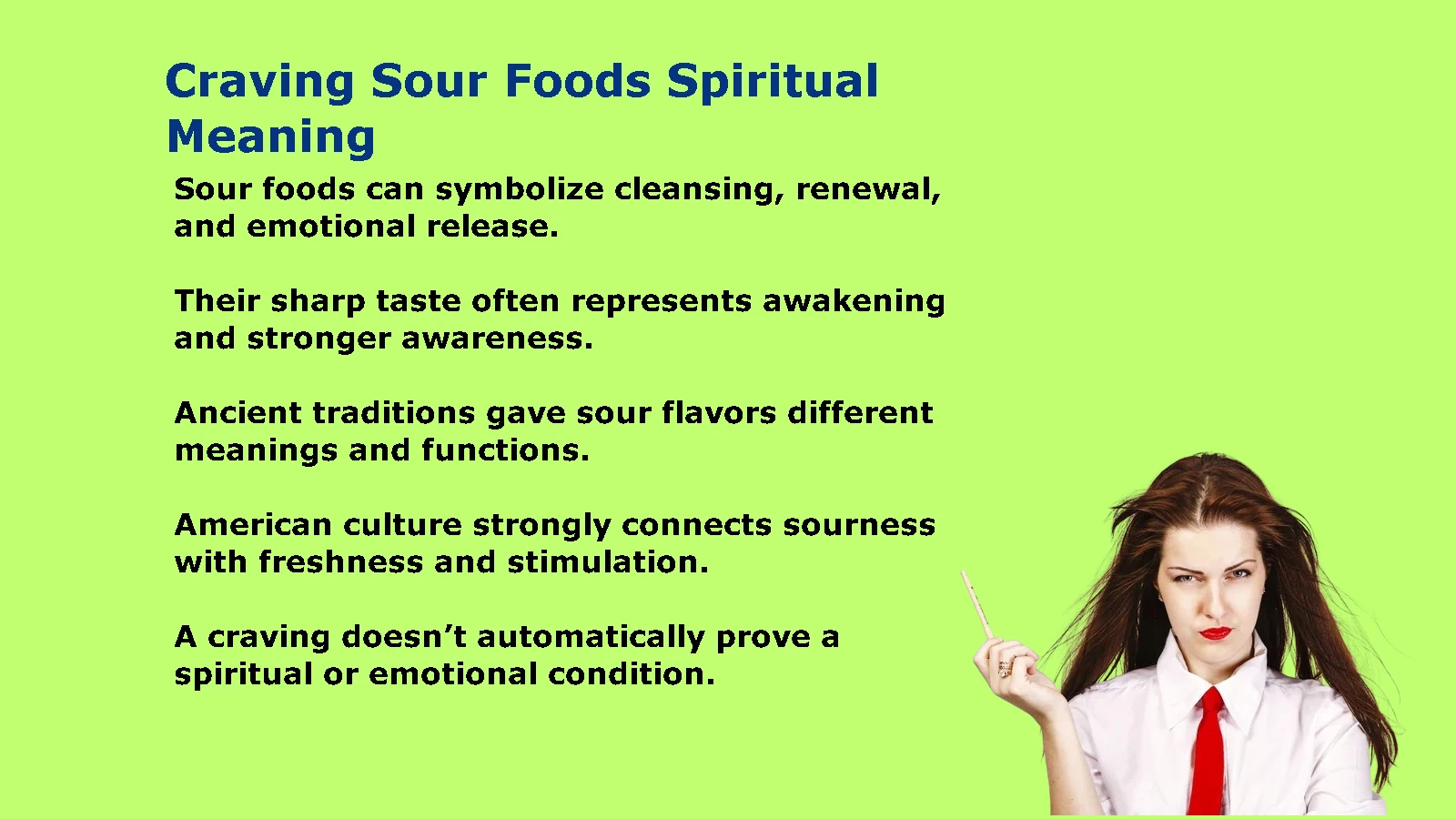 Craving Sour Foods Spiritual Meaning: What It Reveals