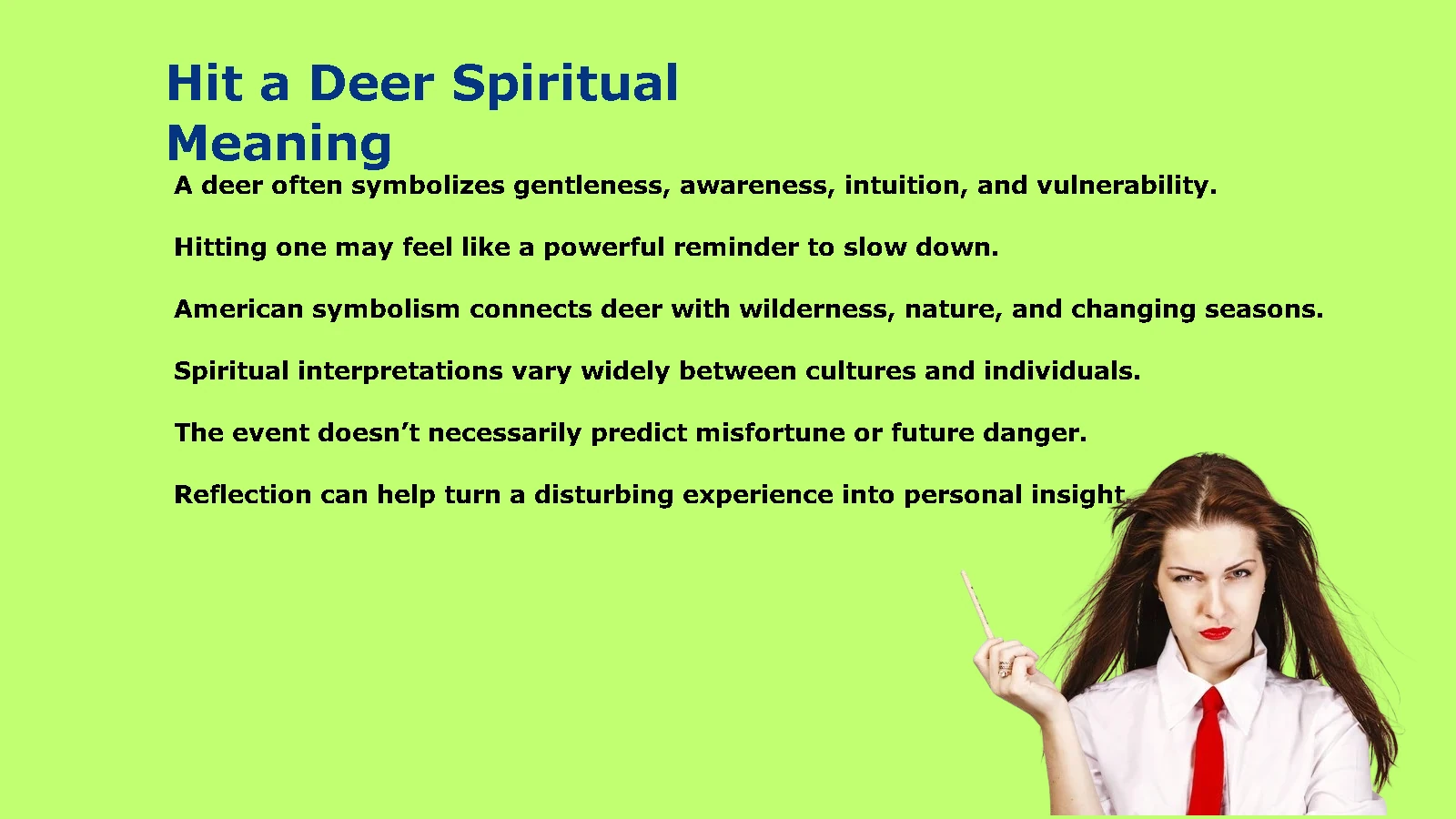 Hit a Deer Spiritual Meaning: A Wake-Up Call