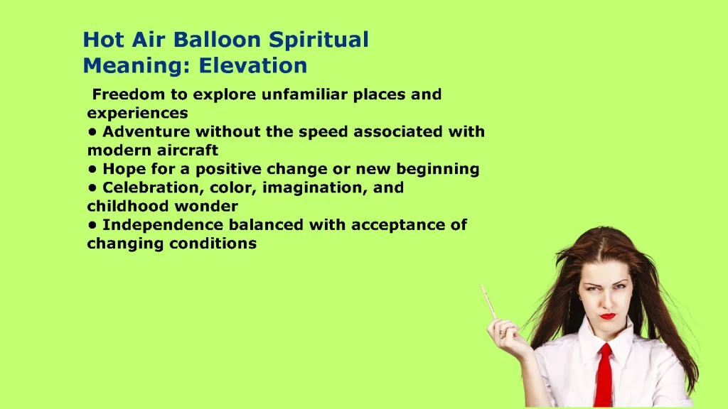 What Is the Spiritual Meaning of a Hot Air Balloon?