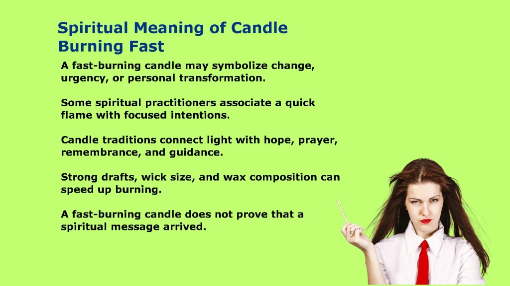 Spiritual Meaning of Candle Burning Fast: 9 Signs